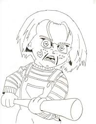Creative Photo Of Chucky Coloring Pages Albanysinsanity Com Halloween Coloring Book Coloring Pages Coloring Books