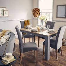 homebase uk 4 seater dining table dinning room decor dining table