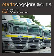 Recrutarea pentru acest job are loc pana in data de 17 decembrie si presupune multa seriozitate, vointa de munca, cunostinte minime de mecanica si rezistenta la stres. Sofer Profesionist Munca In Germania Schuttorf 2021