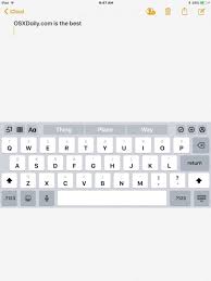 Slide your finger up to either merge or dock and merge, then let go. How To Move The Ipad Keyboard Osxdaily