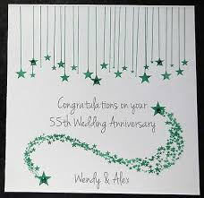 What's your take on icici bank's emerald credit card? Personalised Handmade 55th Emerald Wedding Anniversary Card Ebay