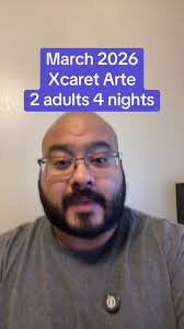 March 2026 Xcaret Arte 2 adults 4 nights #traveldeals #travel #mexico  #tiktoktravel