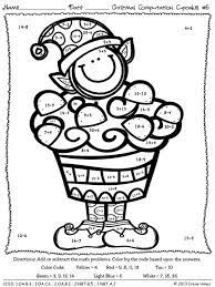 School's out for summer, so keep kids of all ages busy with summer coloring sheets. Christmas Math Activities Christmas Computation Cupcakes Color By The Code Math Coloring Worksheets Christmas Math Activities Christmas Math Worksheets