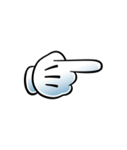 Mickey Mouse S Hand As An Emoji Pointing To The Right Drawing By Disney Disney Hand Emoji Disney Emoji Emoji Index finger computer icons hand pointing, pointing finger. hand emoji disney emoji emoji
