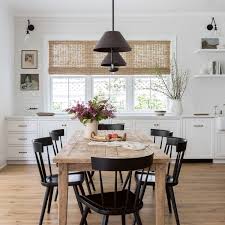 The interior design of modern dining room and panrty areaand wood wall texture. 20 Modern Farmhouse Dining Rooms That Will Transport You To The Countryside