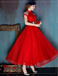 30 Beautiful Christmas Gowns For Chic Women Vintage Inspired Prom Dress Elegant Red Dress Vintage Dresses