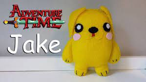 How To Make An Adventure Time Jake Plushie Tutorial Plushies Adventure Time Felt Plushie