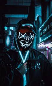 epingle sur masques lumineux casques led