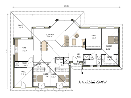 A l'étage, 3 chambres dont. Plan Grande Maison Plan Maison 120m2 Plan Maison Plan Petite Maison