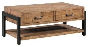 If you don't live in an enormous house, storage is everything. Urban Loft Reclaimed Pine Industrial 2 Drawer Coffee Table Cfs Furniture Uk