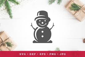 From wikimedia commons, the free media repository. Smiling Snowman Silhouette Vector Christmas Illustration 905534 Illustrations Design Bundles