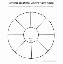 Free Seating Chart Template Inspirational Round Table