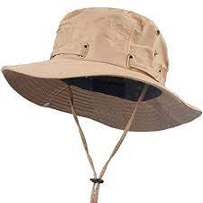 Waterproof Safari Hats Wide Brimmed Sun Protection Boonie Cap Explorer Jungle Bush Bucket Hat For Outdoor Hiking Fishing Safari Hats Hats Safari Hat