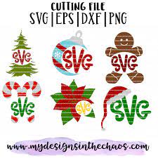 Download Christmas Monogram Frames My Designs In The Chaos