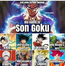 That Is Very True For Goku S History Timeline So I Like It Anime Dragon Ball Super Anime Dragon Ball Dragon Ball Artwork