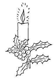 Ausmalbild Adventskerze Mit Stechpalmenzweig Adventskerzen Advent Kerzen Ausmalbilder Weihnachten