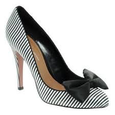 Black And White Striped Shoes Stripes Kurt Geiger Heels Shoes Striped Shoes