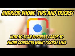 You can scan business cards and conference badges and export the data to your crm. Android Phone How To Scan Business Card Details To Mobile Contacts Youtube