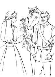 Keep your kids busy doing something fun and creative by printing out free coloring pages. Barbie Horse Animal Coloring Pages For Kids To Print Color