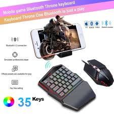 Rainway for ipad now supports keyboard and mouse input. Inker Bluetooth One Handed Rgb Call Of Duty Pubg Mobile Gaming Keyboard Mouse Led Gamepad Converter Android Ios Shopee Malaysia