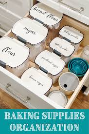 Maybe you would like to learn more about one of these? Organizing Baking Supplies