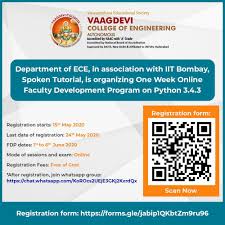 One Week Online Faculty Development Program On Python 3 4 3 In 2020 Development Programs Faculties Online Organization