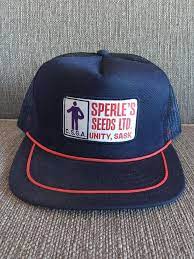 Vtg Sperle S Seeds Trucker Hat Snap Back Mesh Unity Saskatchewan Canada Csga Sk Ebay Vintage Trucker Hats Hats Trucker Hat