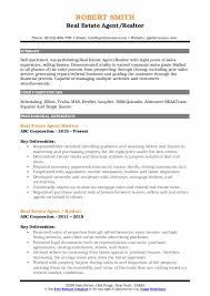 Real estate agent cv sample of education section. Real Estate Agent Resume Samples Qwikresume