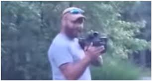 Brandon foster, one of the bikers who filmed the altercation, shared the video to facebook. Watch White Man Brandishes Rifle As He Accuses Black Bikers Of Being On Private Road Raw Story Celebrating 17 Years Of Independent Journalism