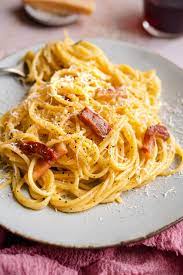 spaghetti alla carbonara inside the rustic kitchen recipe italian recipes traditional carbonara recipe italian recipes