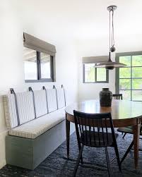 Dining Nook By Emily Brownell Gildedhearth With Custom Tonic Living Bench Cushions Bench Cushions Home Decor Ikea Bench