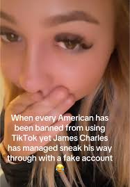 Honestly has me creasing 😂let the Brit take over begin 😂#foryoupage❤️❤️  #trendingvideo #fyp #americatiktok🇺🇸 #tiktokban #jamescharles  #fakeaccount #foryourpage