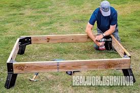 The Heart Of The Permanent Two Man Elevated Blind Are The Ez Brackets Frame And Floor Which Give You A Good Hunting Blinds Deer Hunting Blinds Deer Hunting
