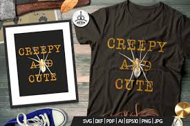 Included are 1 svg, 1 dxf. Halloween Spooky Print T Shirt Retro Graphic By Jeksongraphics Creative Fabrica