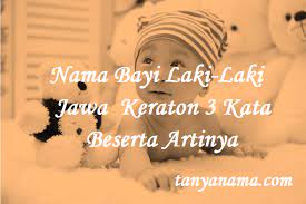 Pembahasan selanjutnya adalah seperti di bawah ini Nama Bayi Laki Laki Jawa Keraton 3 Kata Beserta Artinya Tanya Nama