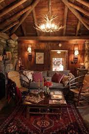 Our architect thought i was a little nuts to keep the old cabin, and that it would have been a lot ­easier to start from scratch, leslie admits. 12 Best Cabin In The Woods Images On Pinterest Beach House Rustic Cabin Decor Ideas Homesthetics Inspiring Ideas For Your Home Cabin Interior Design Cabin Living Room Log Cabin Interior