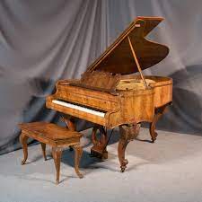 Steger Sons Louis Xv Carved Baby Grand Piano Antique Piano Shop