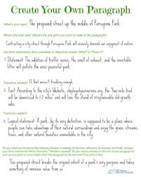 Paragraph Chart High School High School Paragraph Language And Literature