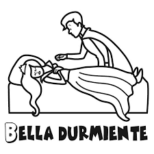 Bella Durmiente Para Colorear