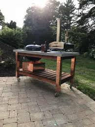 I Built A Practice Amp Imgur Grill Table Bbq Table Weber Grill Table Diy