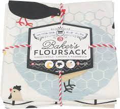 Maybe you would like to learn more about one of these? Amazon Com Now Designs Printed Baker S Floursack Kitchen Towels Set Of 3 Set Of Three Farm To Table 3 Count Home Kitchen