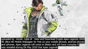 48 apex legends wallpapers, background,photos and images of apex legends for desktop windows 10, apple iphone and android mobile. Crypto Apex Legends Wallpaper Free Crypto Apex Legends Hd Wallpapers And Background Imag Youtube