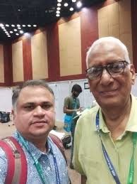 Reconnected with Prof. B. Yegnanarayana, a pioneer in speech processing.