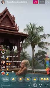 Kendra sunderland instagram live