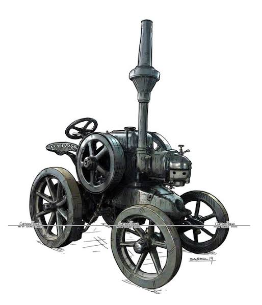 Buy Vintage Lanz Bulldog Tractor Cartoon: Digital Painting (PNG & JPG Digital Download) Online in India - Etsy