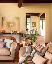 Though i'd choose a warmer tone. Spanish Country House Adorned With Natural Christmas Decorations