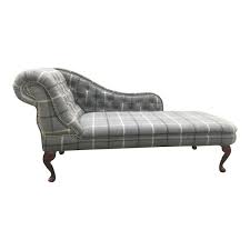 Glencoe Tartan Larger Simply Chaise Chaise Lounge Vintage Sofa Chaise Lounge Sofa