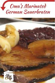 Sauerbraten Made In A Slow Cooker Makes This Traditional German Meal An Easy Holiday Feast Sauerbraten Recipe German Sauerbraten Recipe Easy German Recipes