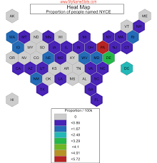 NYCE Last Name Statistics by MyNameStats.com