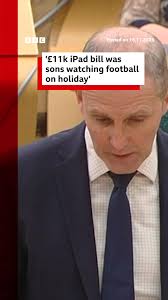 The Scottish politician racked up the massive bill